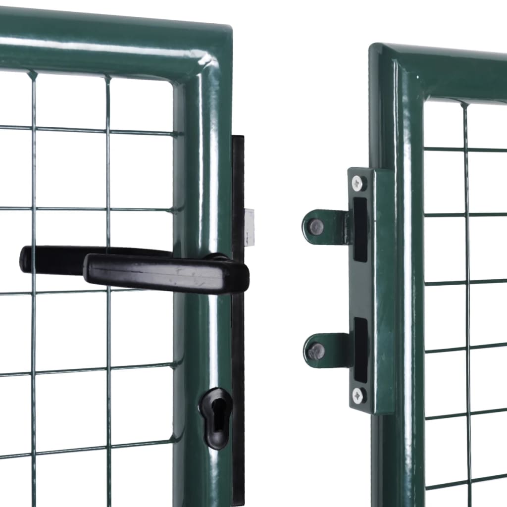 vidaXL Garden Mesh Gate Fence Door Wall Grille 113.8" x 29.5" / 120.5" x 49.2"