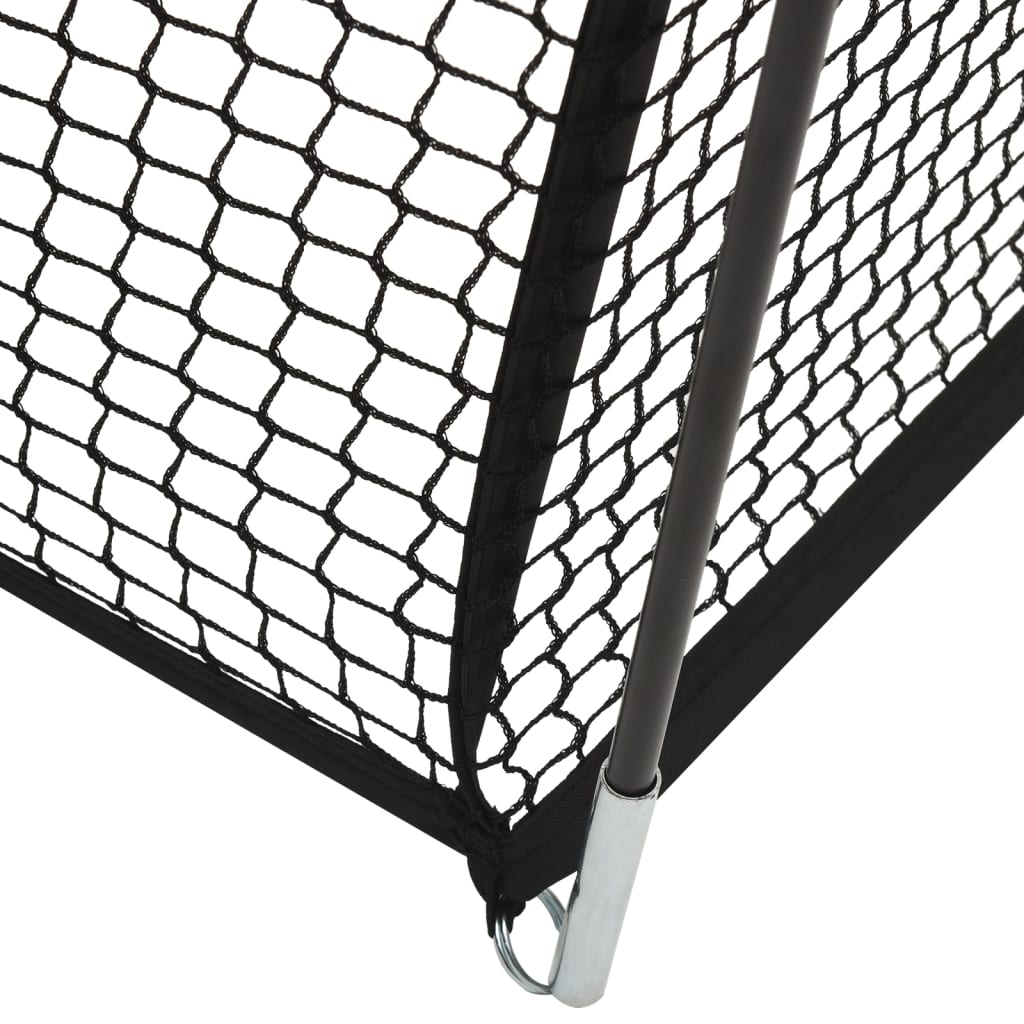 vidaXL Baseball Batting Cage Net Black 354.3"x157.5"x98.4" Polyester