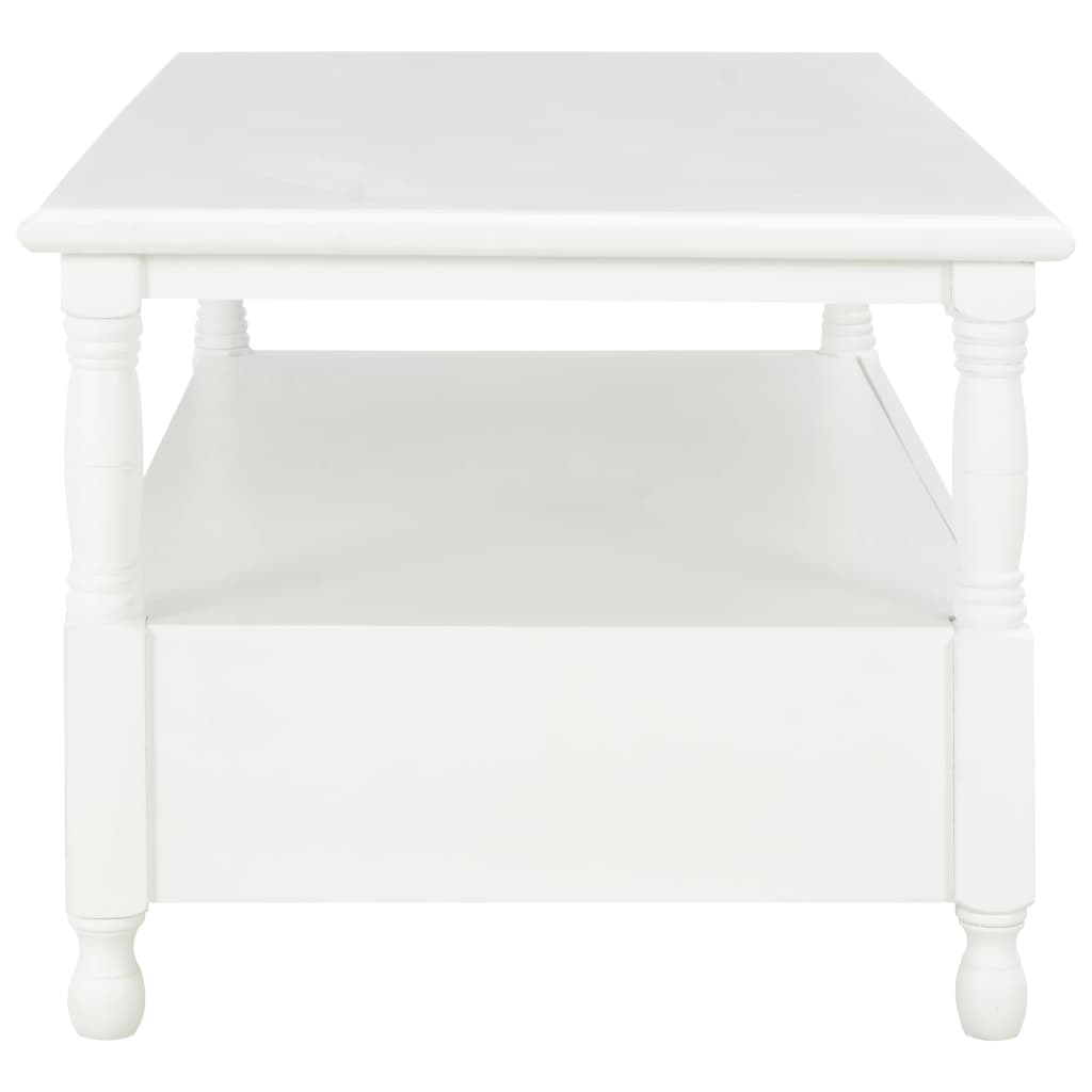 vidaXL Coffee Table White 39.3"x21.6"x17.7" Wood