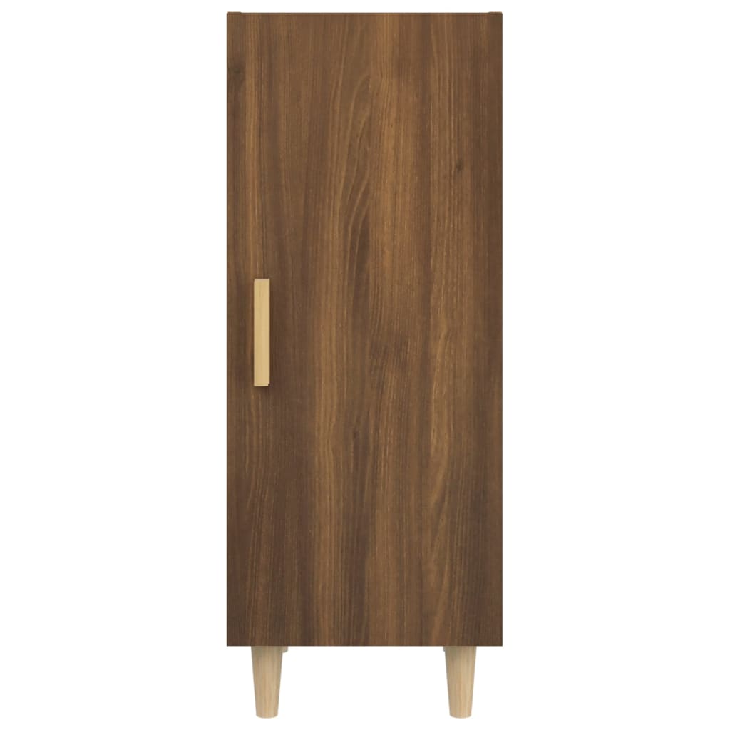 vidaXL Sideboard Brown Oak 13.6"x13.4"x35.4" Engineered Wood