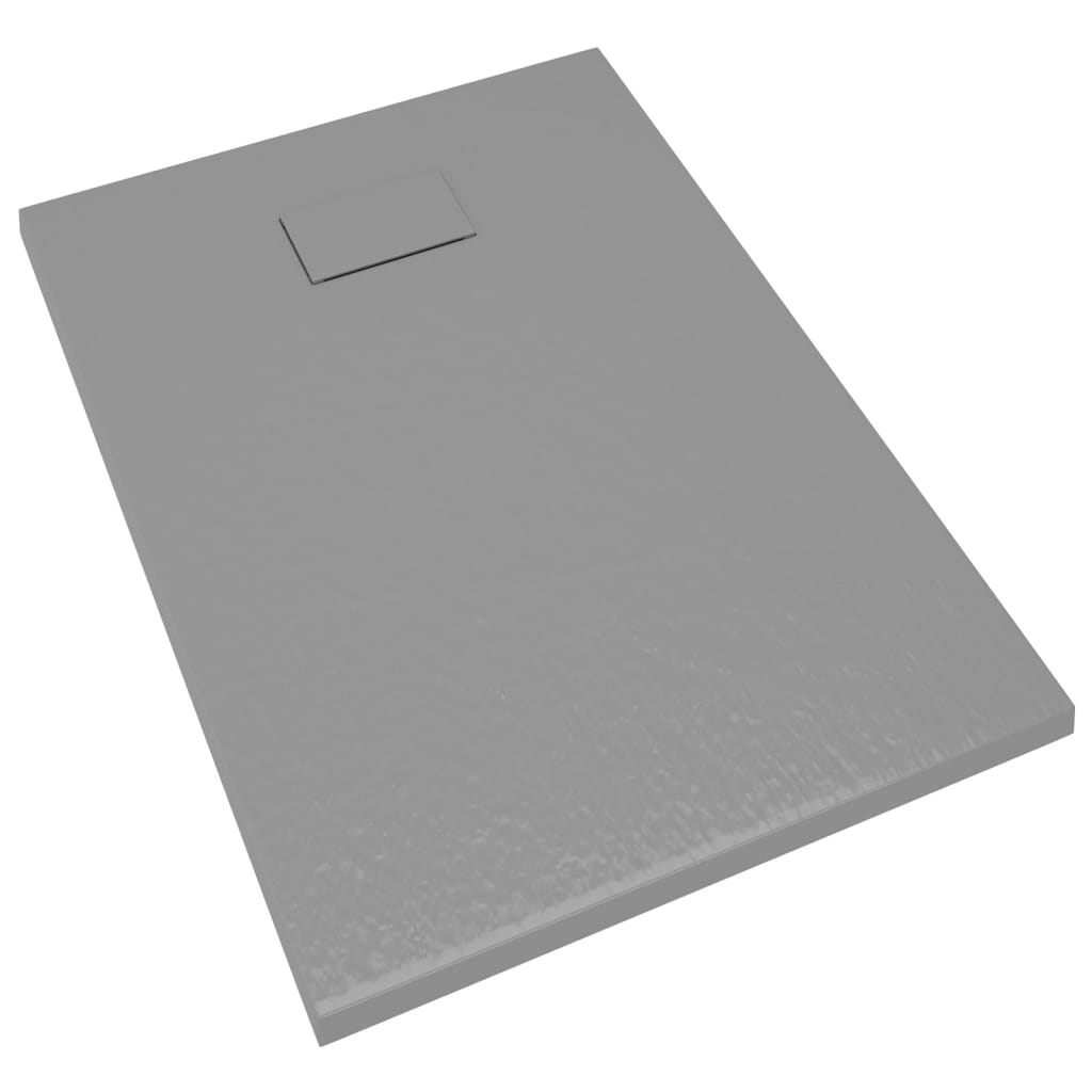 vidaXL Shower Base Tray SMC Gray 39.4"x27.6"