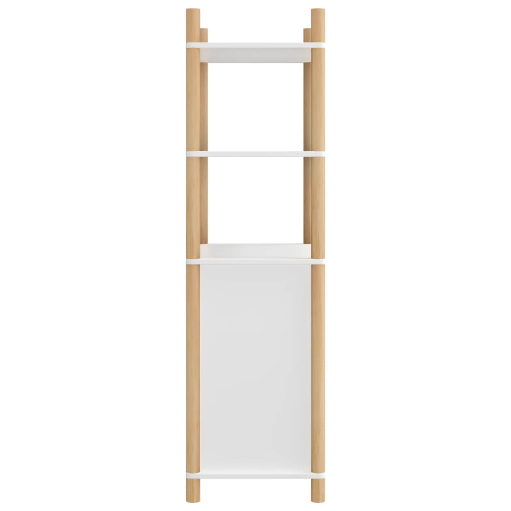 vidaXL Highboard White 23.6"x15.7"x55.5" Engineered Wood