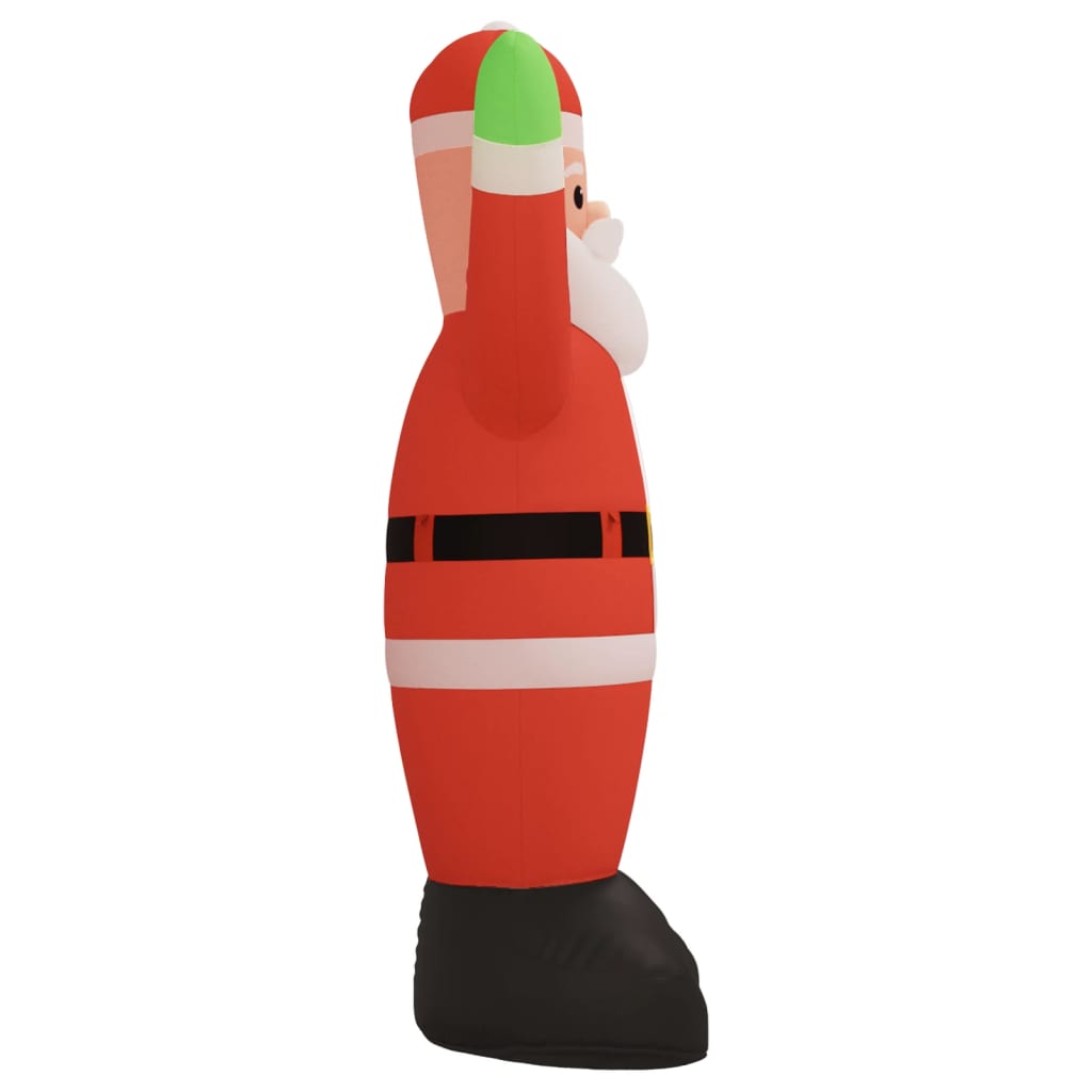 vidaXL Christmas Inflatable Santa Claus with LEDs 393.7"