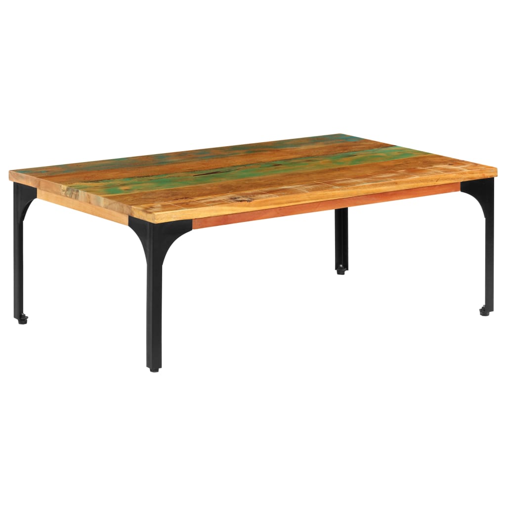 vidaXL Coffee Table 39.4"x23.6"x13.8" Solid Reclaimed Wood