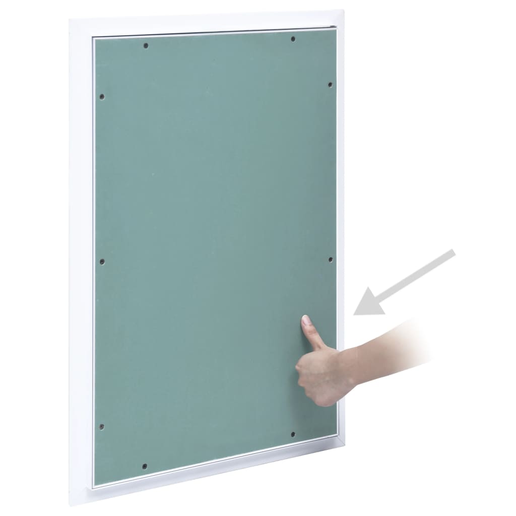 vidaXL Access Panel with Aluminum Frame and Plasterboard 15.7"x23.6"