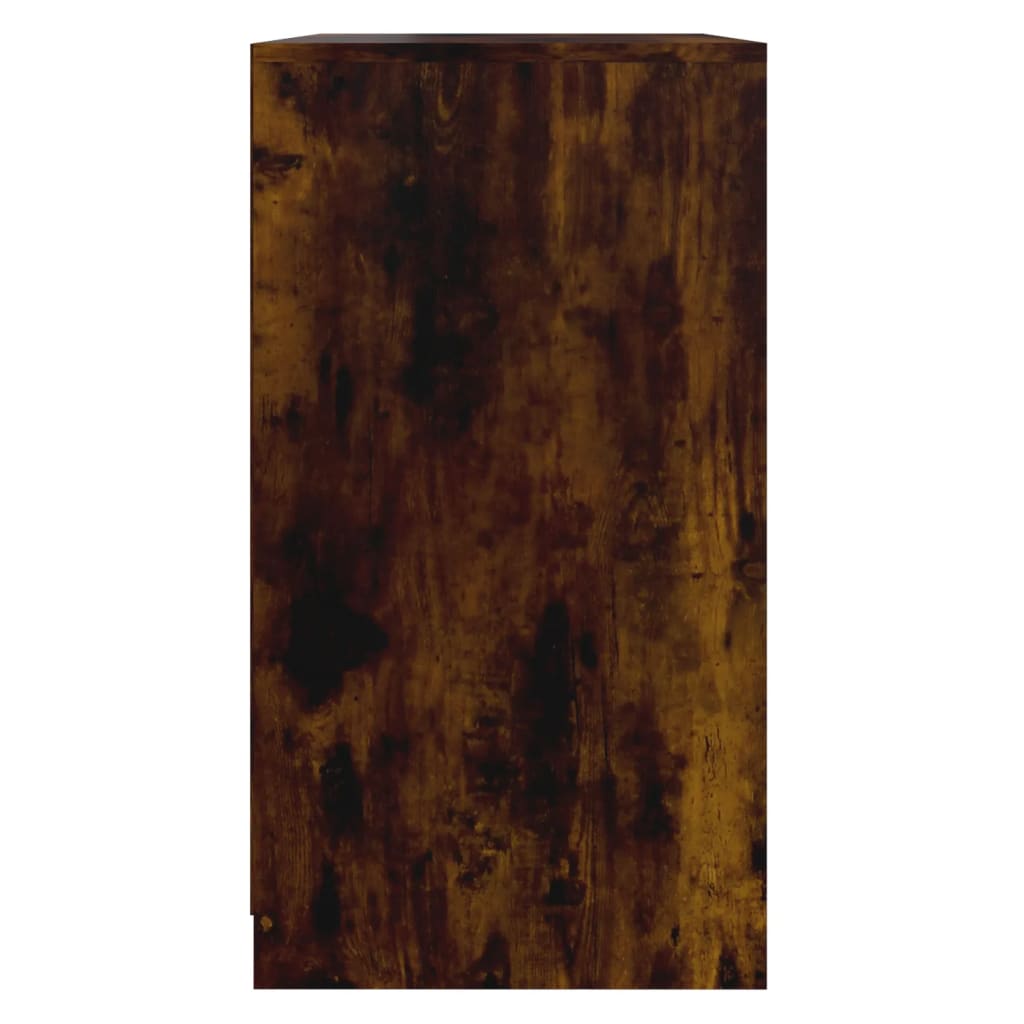 vidaXL Sideboard Smoked Oak 27.6"x15.9"x29.5" Engineered Wood