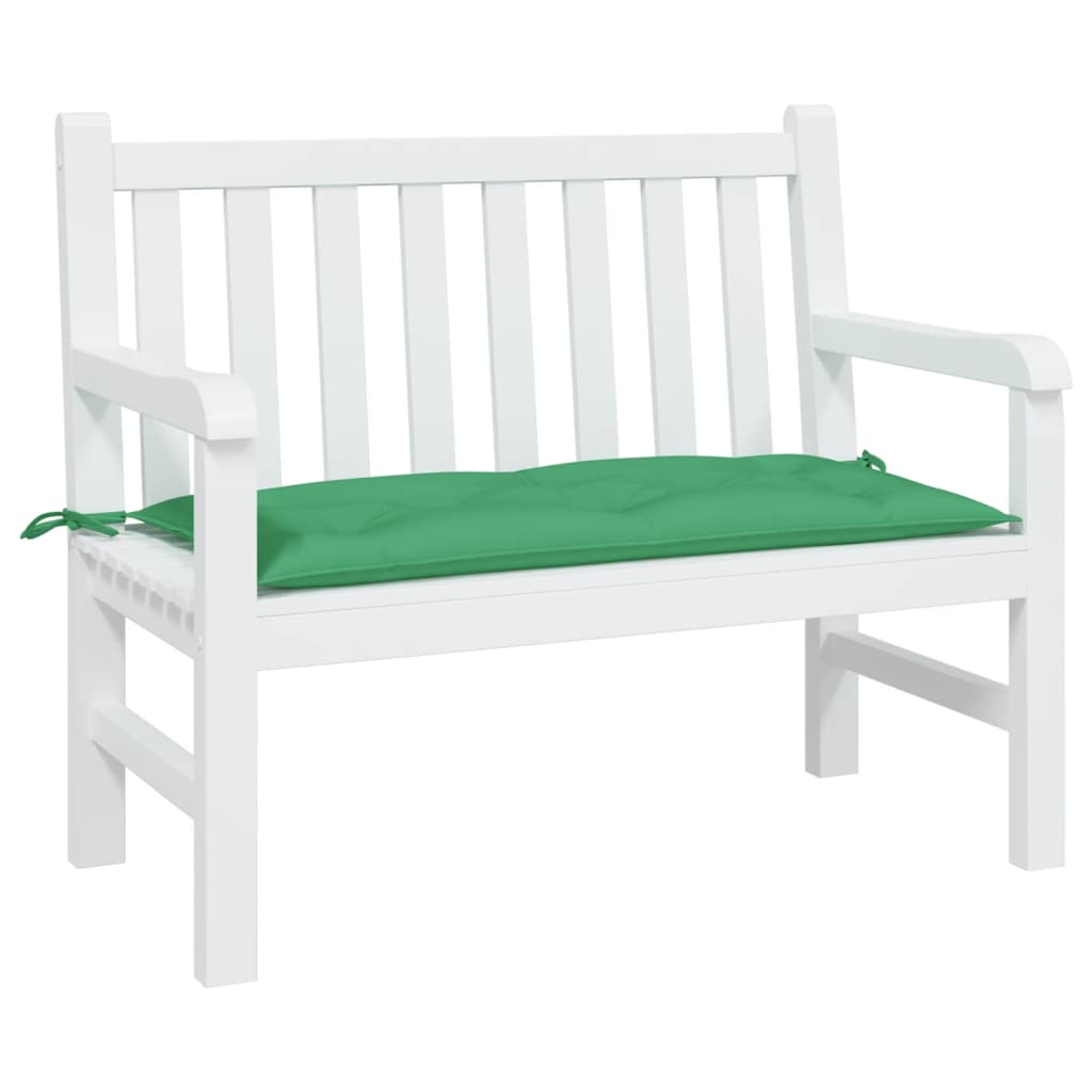 vidaXL Garden Bench Cushion Green 39.4"x19.7"x2.8" Fabric