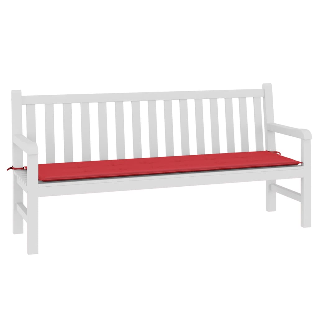 vidaXL Garden Bench Cushion Red 70.9"x19.7"x1.2" Oxford Fabric