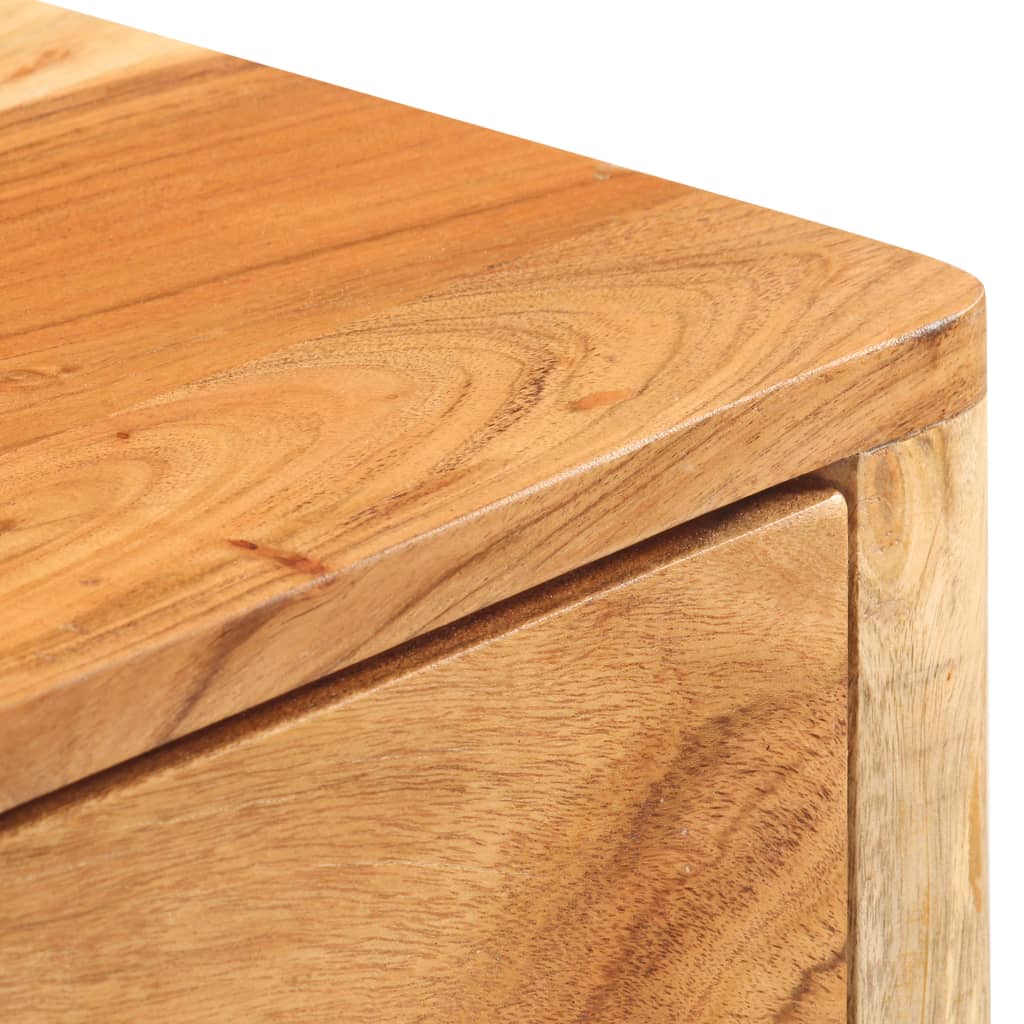 vidaXL Sideboard 43.3"x11.8"x29.5" Solid Acacia Wood