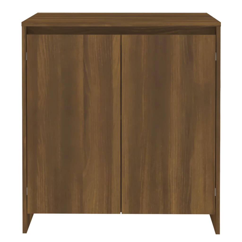 vidaXL Sideboard Brown Oak 27.6"x15.7"x28.9" Engineered Wood