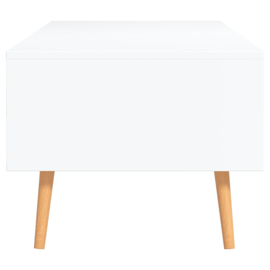 vidaXL Coffee Table White 39.4"x19.5"x16.9" Engineered Wood