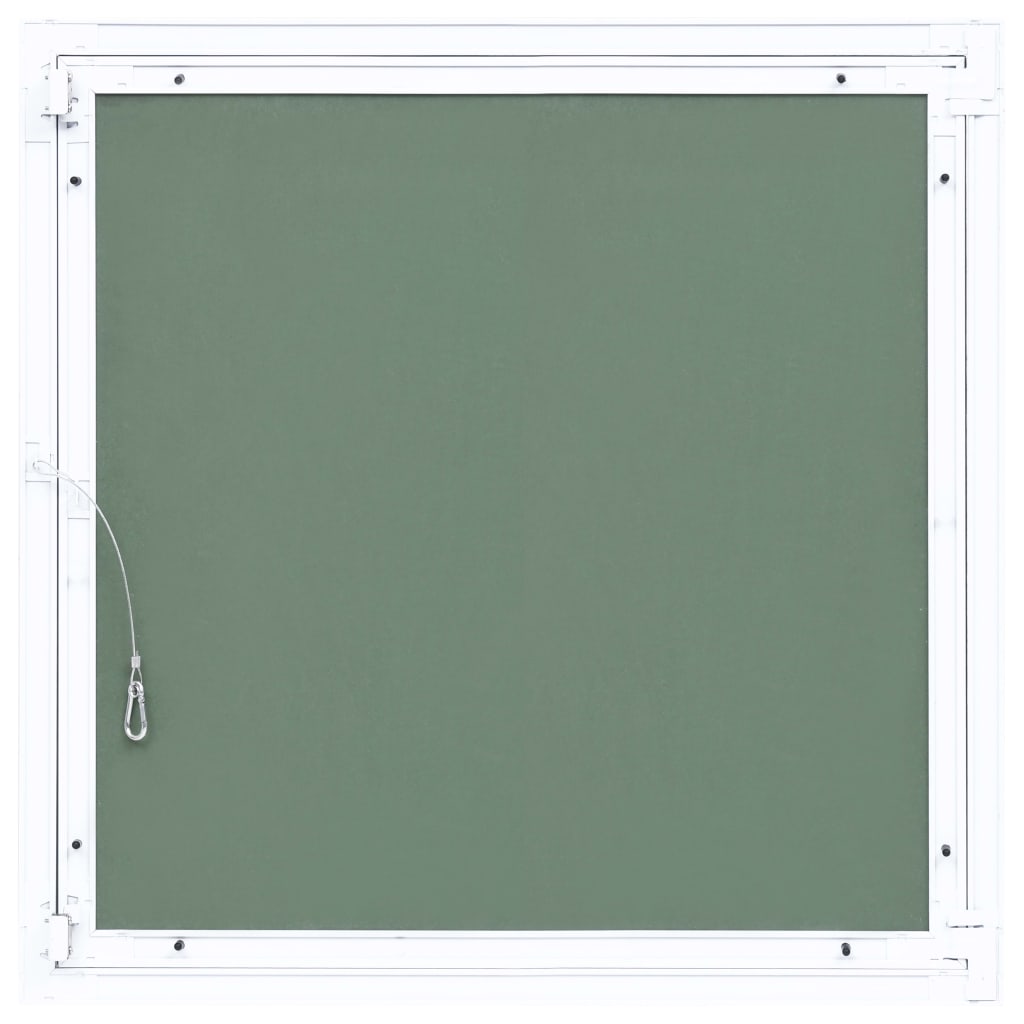 vidaXL Access Panel with Aluminum Frame and Plasterboard 15.7"x15.7"