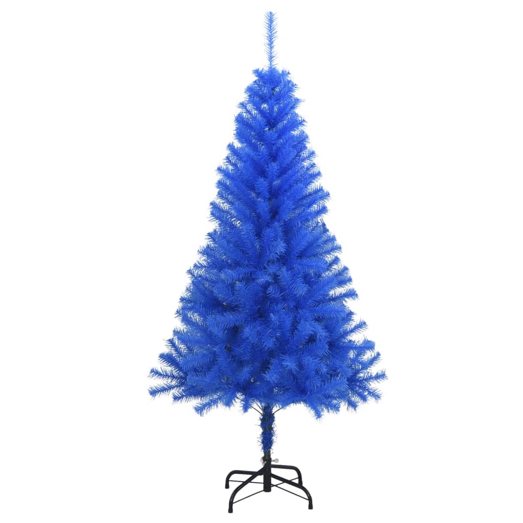 vidaXL Artificial Christmas Tree with Stand Blue 4 ft PVC