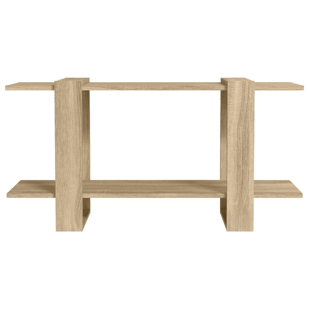 vidaXL Book Cabinet Sonoma Oak 39.4"x11.8"x20.1" Engineered Wood