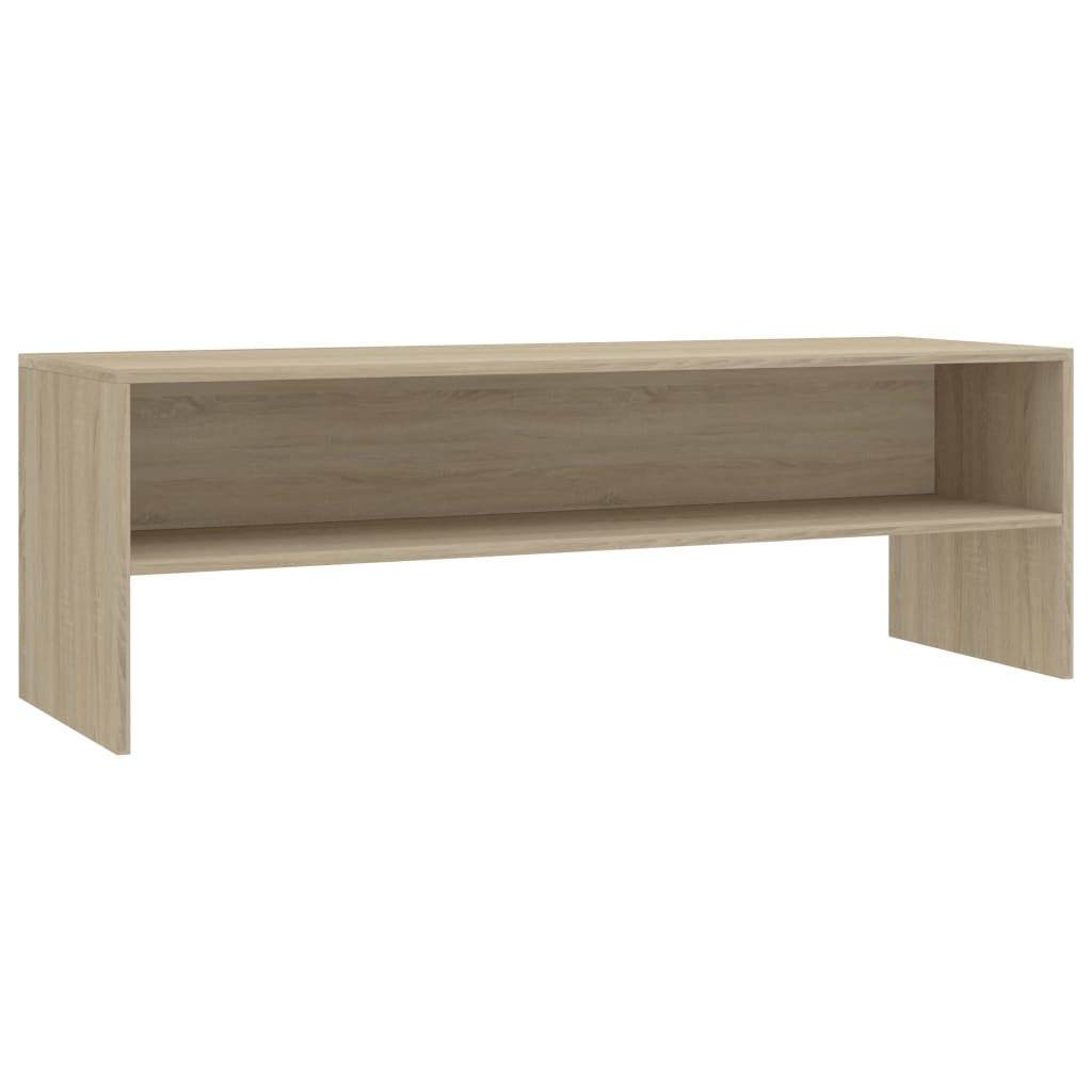 vidaXL TV Stand Sonoma Oak 47.2"x15.7"x15.7" Engineered Wood