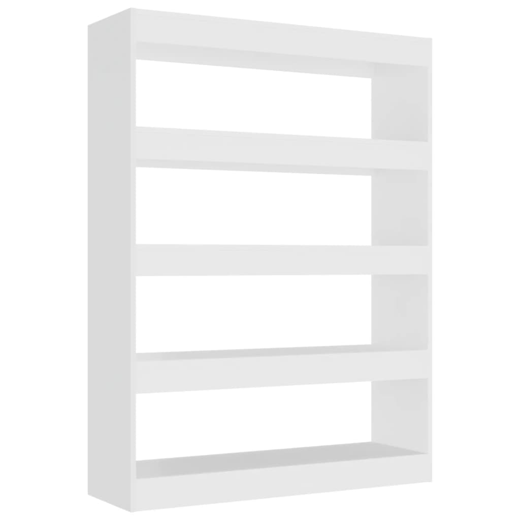 vidaXL Book Cabinet/Room Divider White 39.4"x11.8"x53.1"