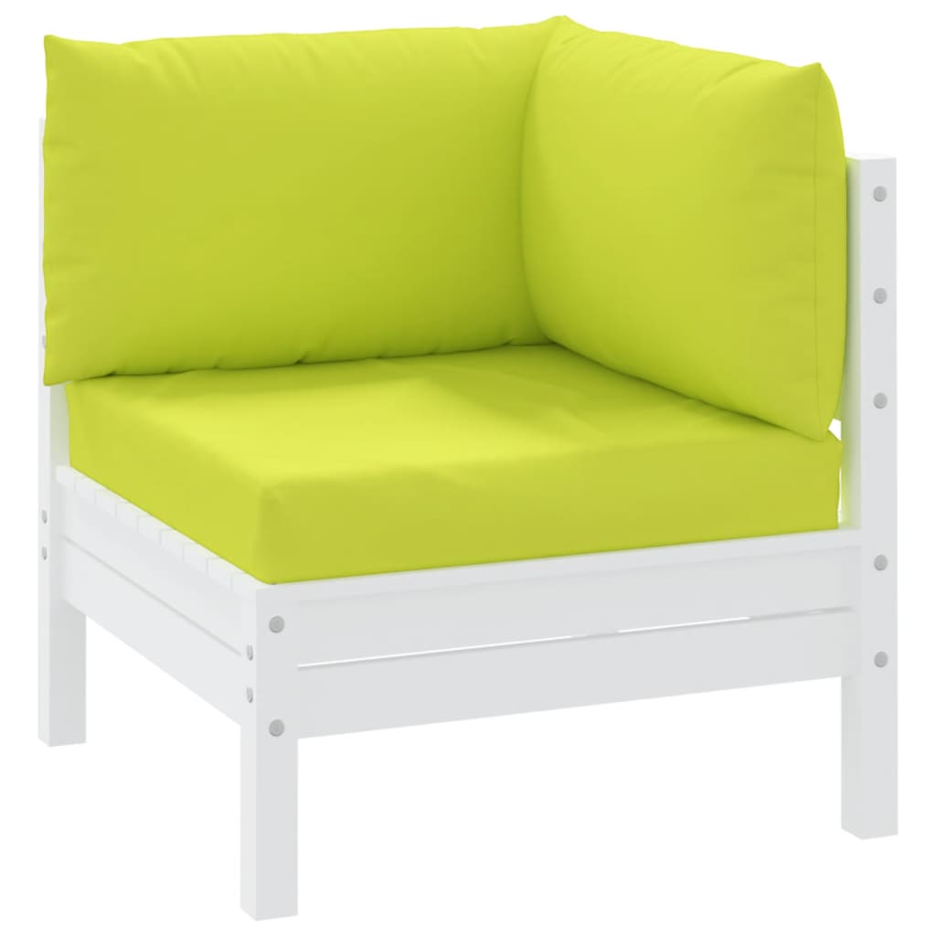 vidaXL Pallet Sofa Cushions 3 pcs Bright Green Fabric