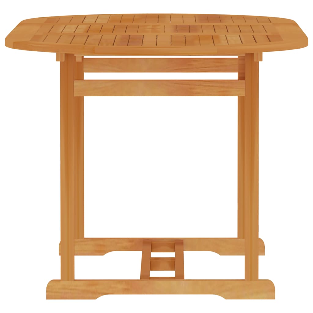 vidaXL Patio Table 59.1"x35.4"x29.5" Solid Teak Wood
