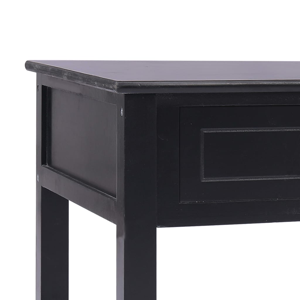 vidaXL Coffee Table Black 39.4"x19.7"x17.7" Wood