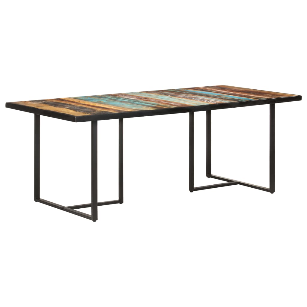 vidaXL Dining Table 78.7" Solid Reclaimed Wood