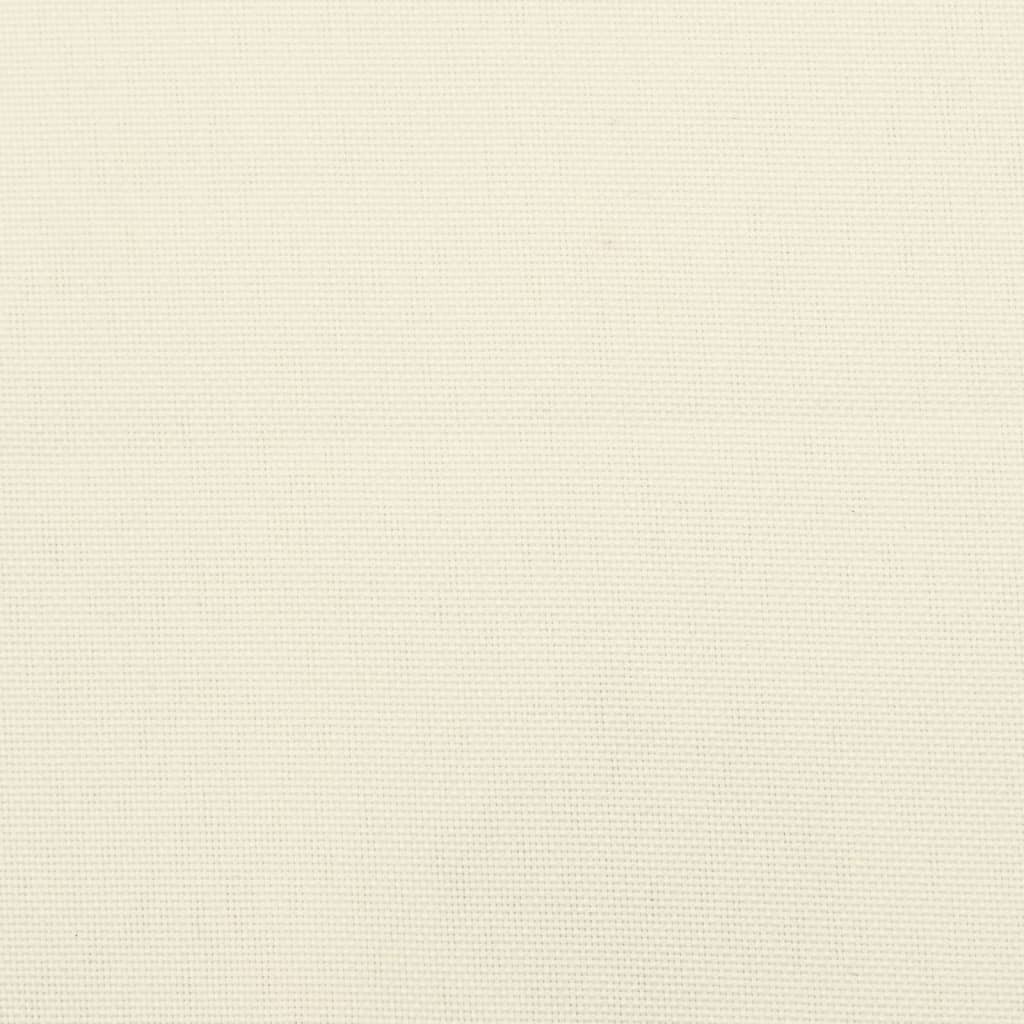 vidaXL Garden Bench Cushion Cream White 43.3"x19.7"x2.8" Oxford Fabric