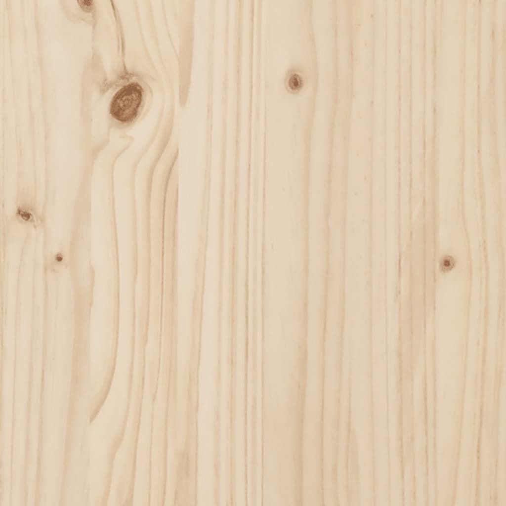 vidaXL Patio Bench with Gabion Basket Solid Wood Pine