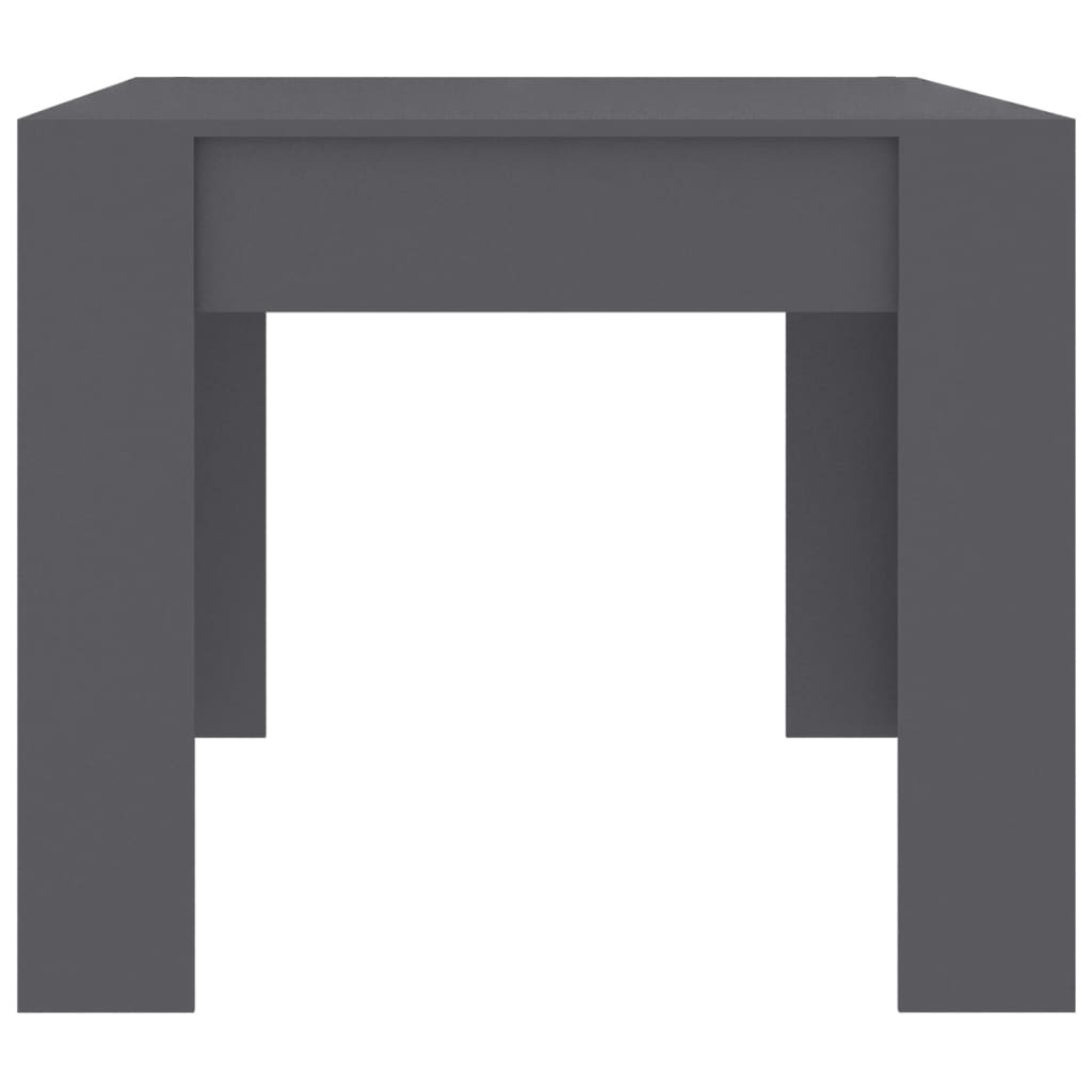 vidaXL Dining Table Gray 70.9"x35.4"x29.9" Chipboard
