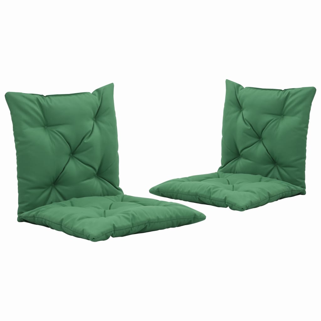 vidaXL Swing Chair Cushions 2 pcs Green 19.7"