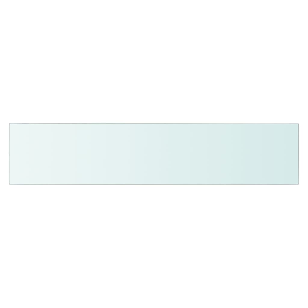 vidaXL Shelf Panel Glass Clear 27.6"x5.9"