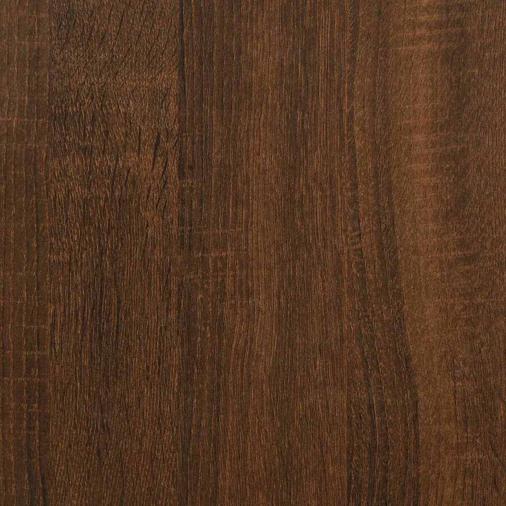 vidaXL Coffee Table Brown Oak 35.4"x23.6"x13.8" Engineered Wood