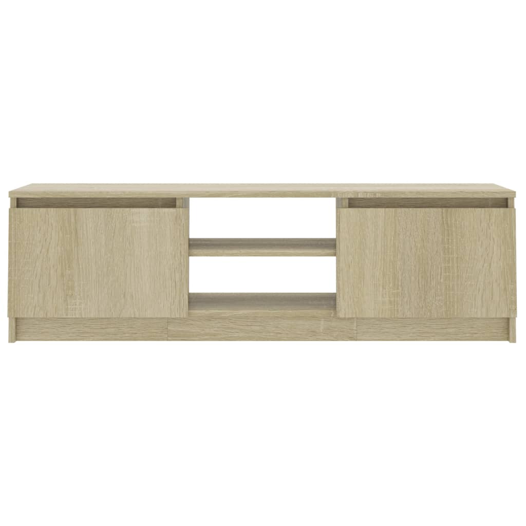 vidaXL TV Cabinet Sonoma Oak 47.2"x11.8"x14" Engineered Wood