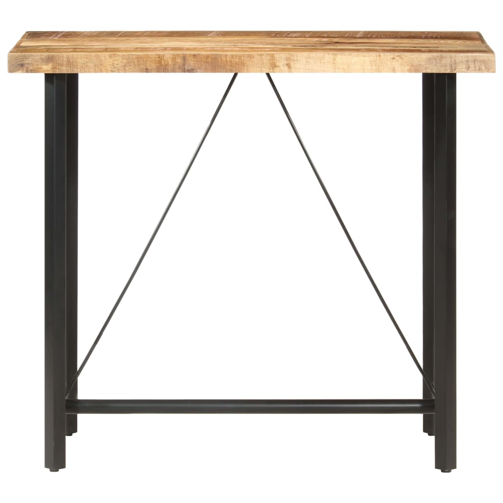 vidaXL Bar Table 47.2"x22.8"x42.1" Rough Mango Wood