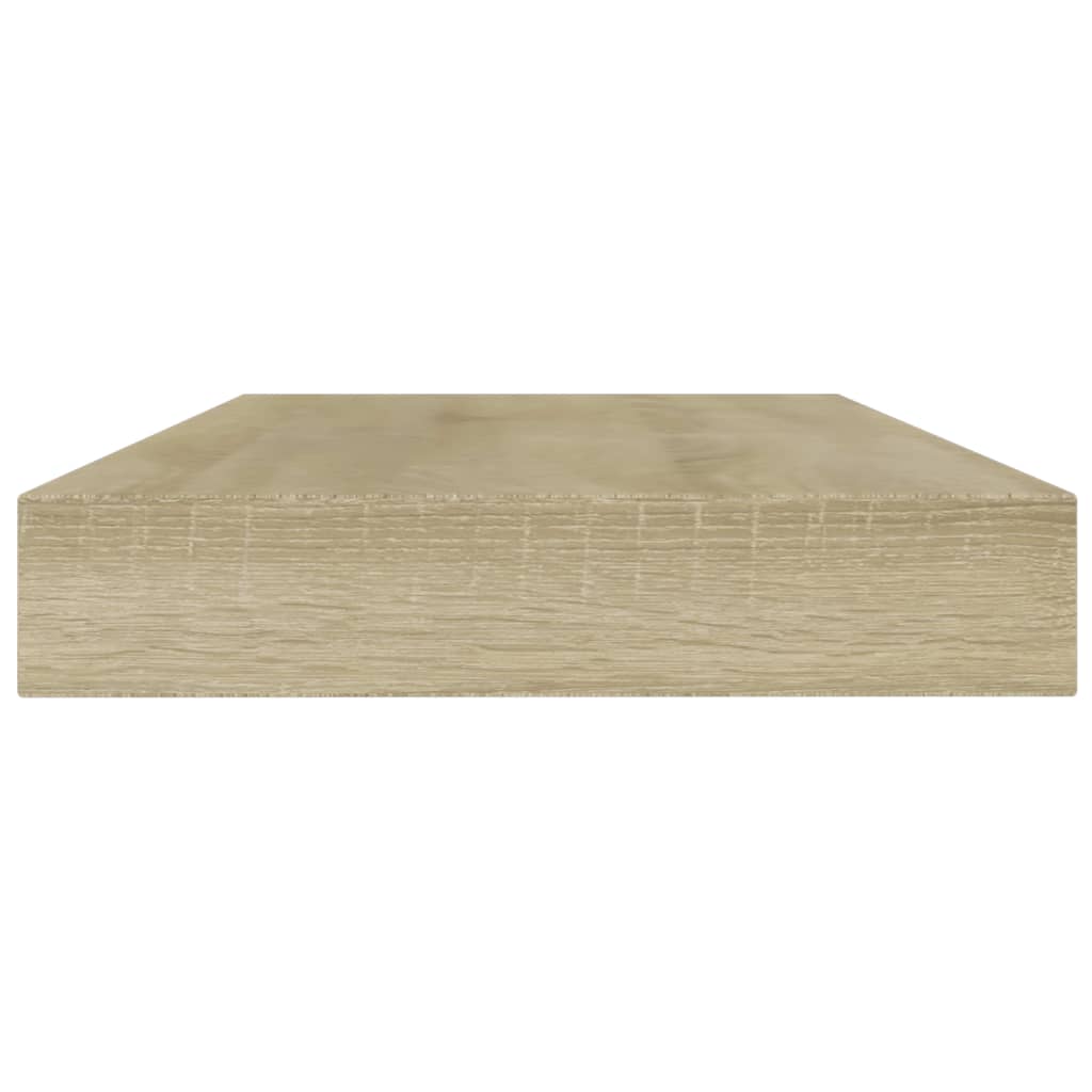vidaXL Bookshelf Boards 4 pcs Sonoma Oak 31.5"x3.9"x0.6" Engineered Wood