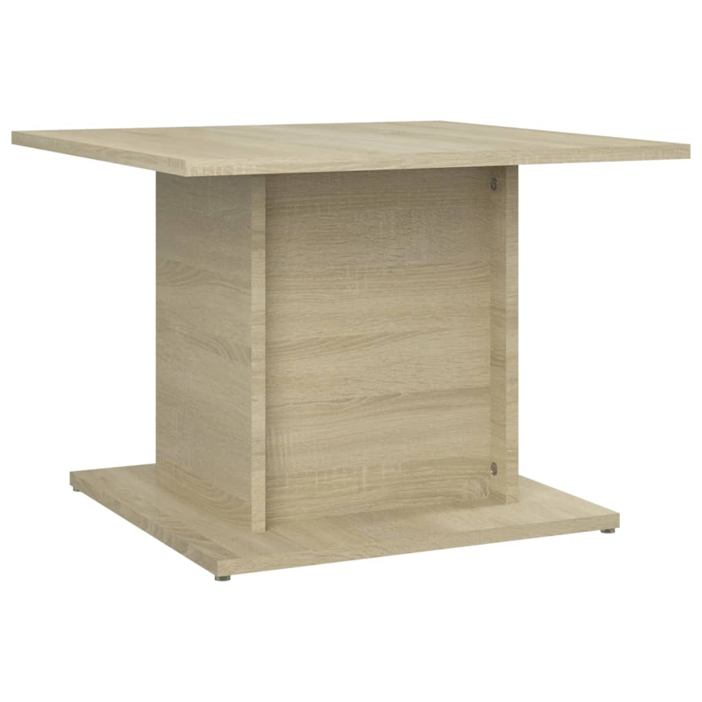 vidaXL Coffee Table Sonoma Oak 21.9"x21.9"x15.7" Engineered Wood