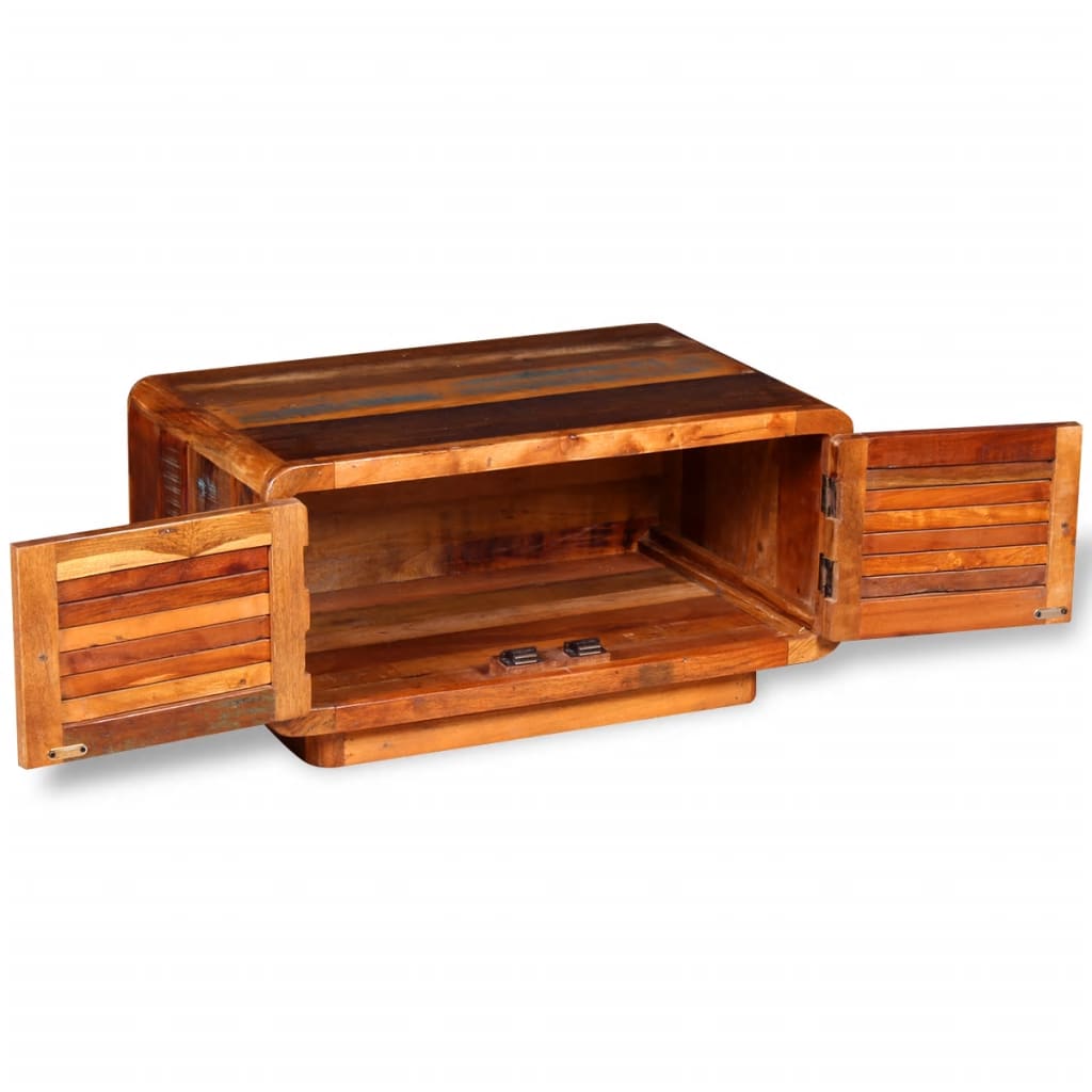 vidaXL Coffee Table Solid Reclaimed Wood 31.5"x19.7"x15.7"