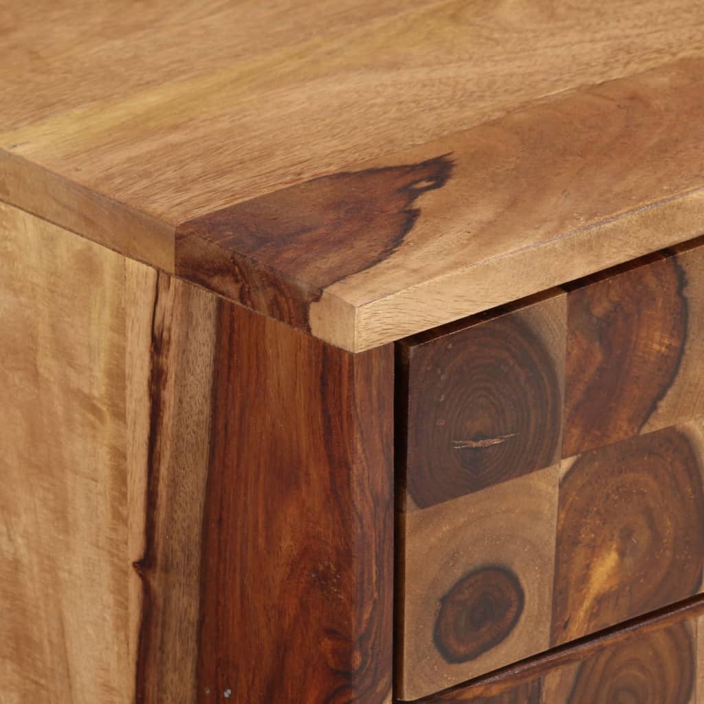 vidaXL Sideboard Solid Sheesham Wood 25.6"x13.8"x25.6"
