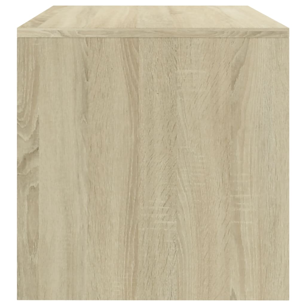 vidaXL Side Cabinet Sonoma Oak 15.7"x11.8"x11.8" Engineered Wood