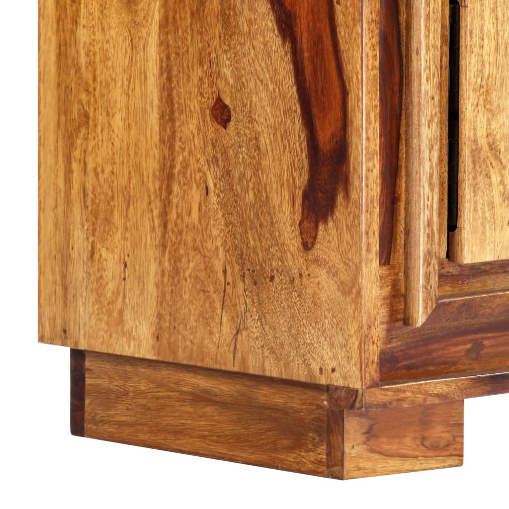 vidaXL TV Cabinet 46.5"x11.8"x15.7" Solid Sheesham Wood