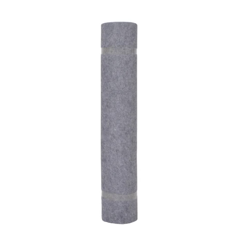 vidaXL Exhibition Carpet Rib 6.6'x32.8' Gray