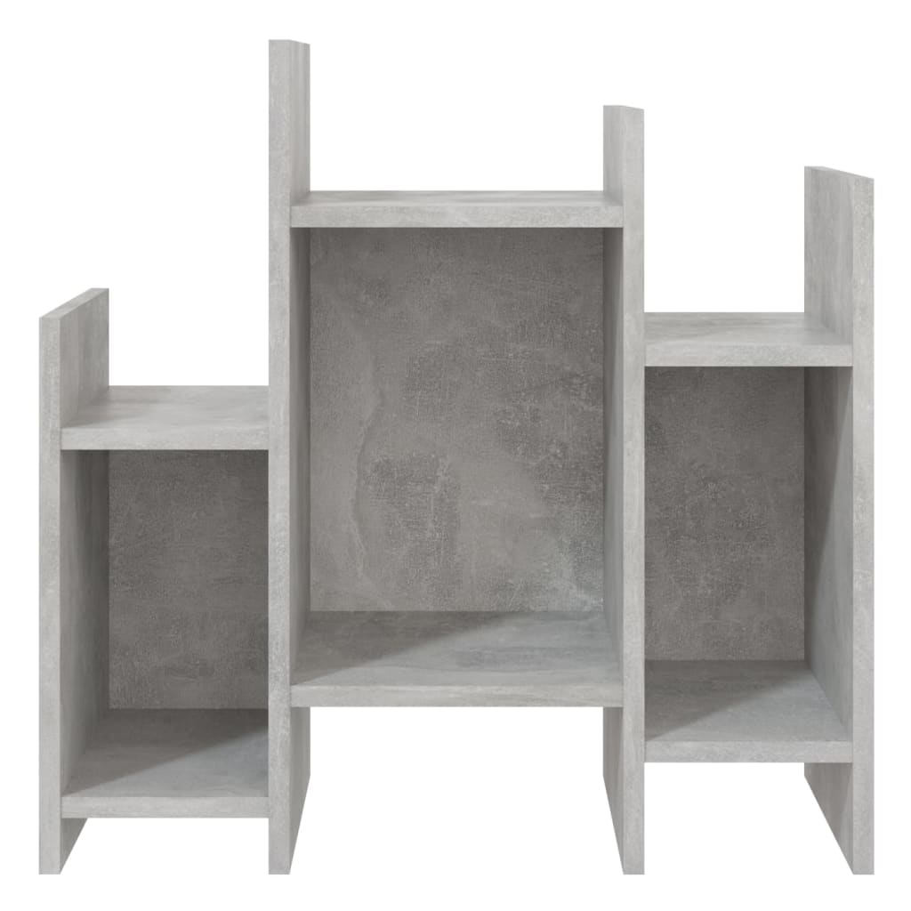 vidaXL Side Cabinet Concrete Gray 23.6"x10.2"x23.6" Engineered Wood