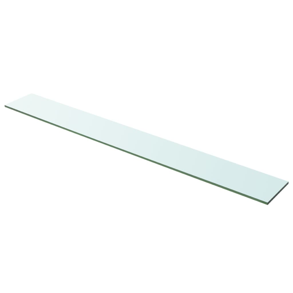 vidaXL Shelf Panel Glass Clear 39.4"x4.7"