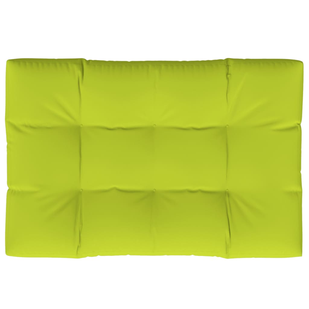 vidaXL Pallet Cushion Bright Green 47.2"x31.5"x4.7" Fabric