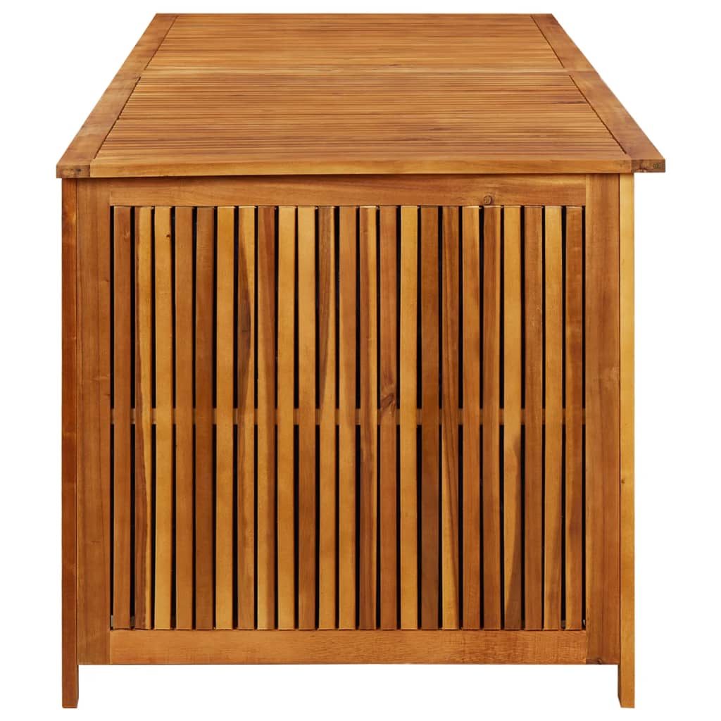 vidaXL Patio Storage Box 78.7"x31.5"x29.5" Solid Acacia Wood