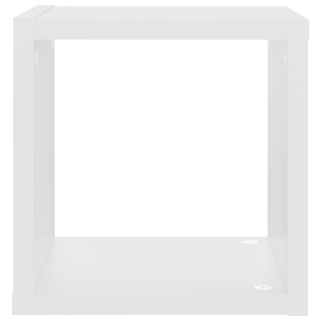 vidaXL Wall Cube Shelves 6 pcs White 8.7"x5.9"x8.7"