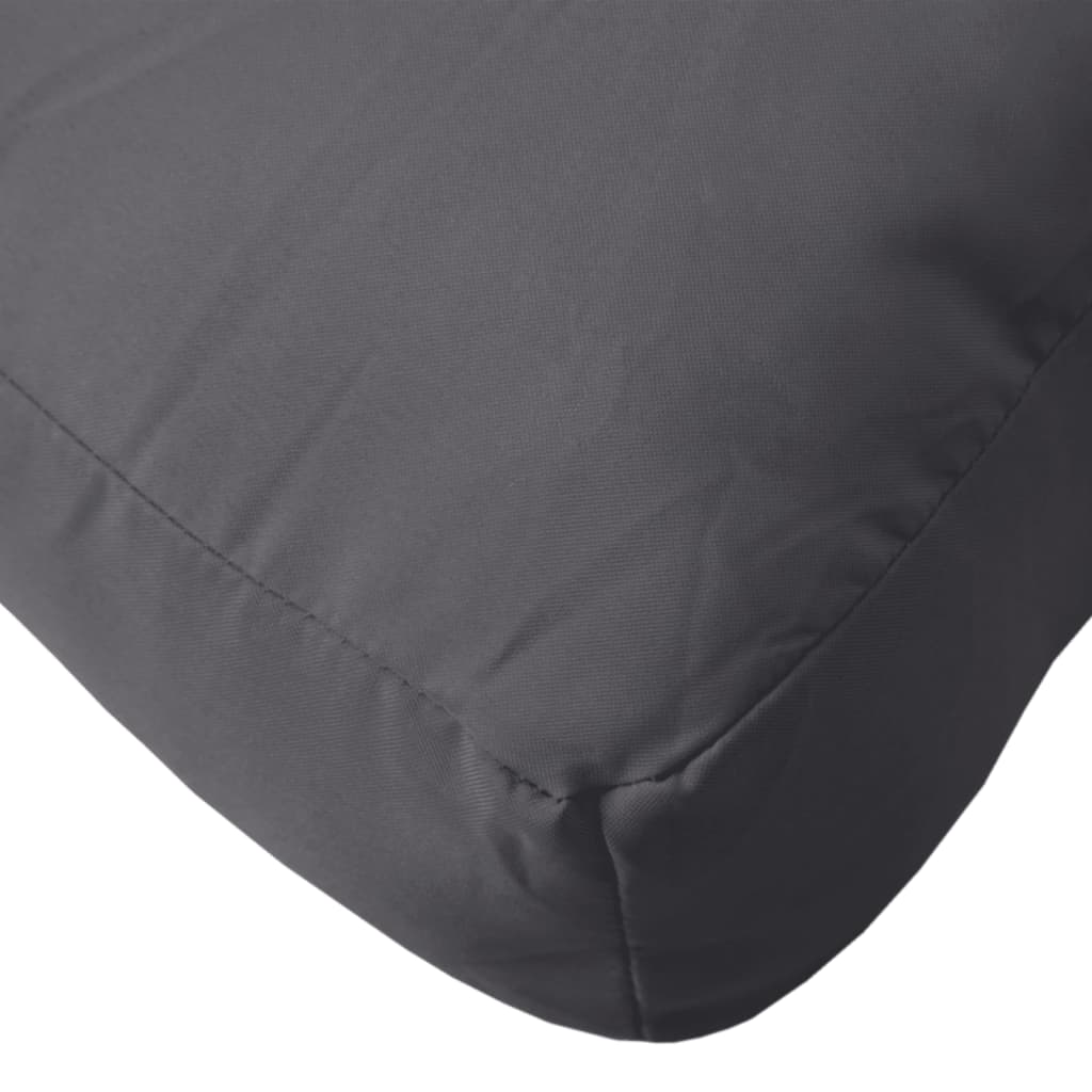 vidaXL Pallet Cushion Anthracite 31.5"x15.7"x4.7" Fabric