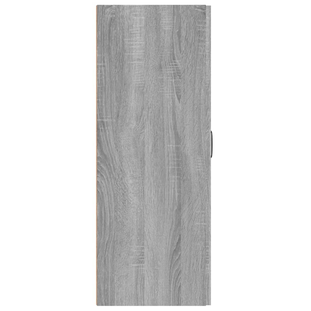 vidaXL Hanging Cabinet Gray Sonoma 27.4"x13.4"x35.4" Engineered Wood