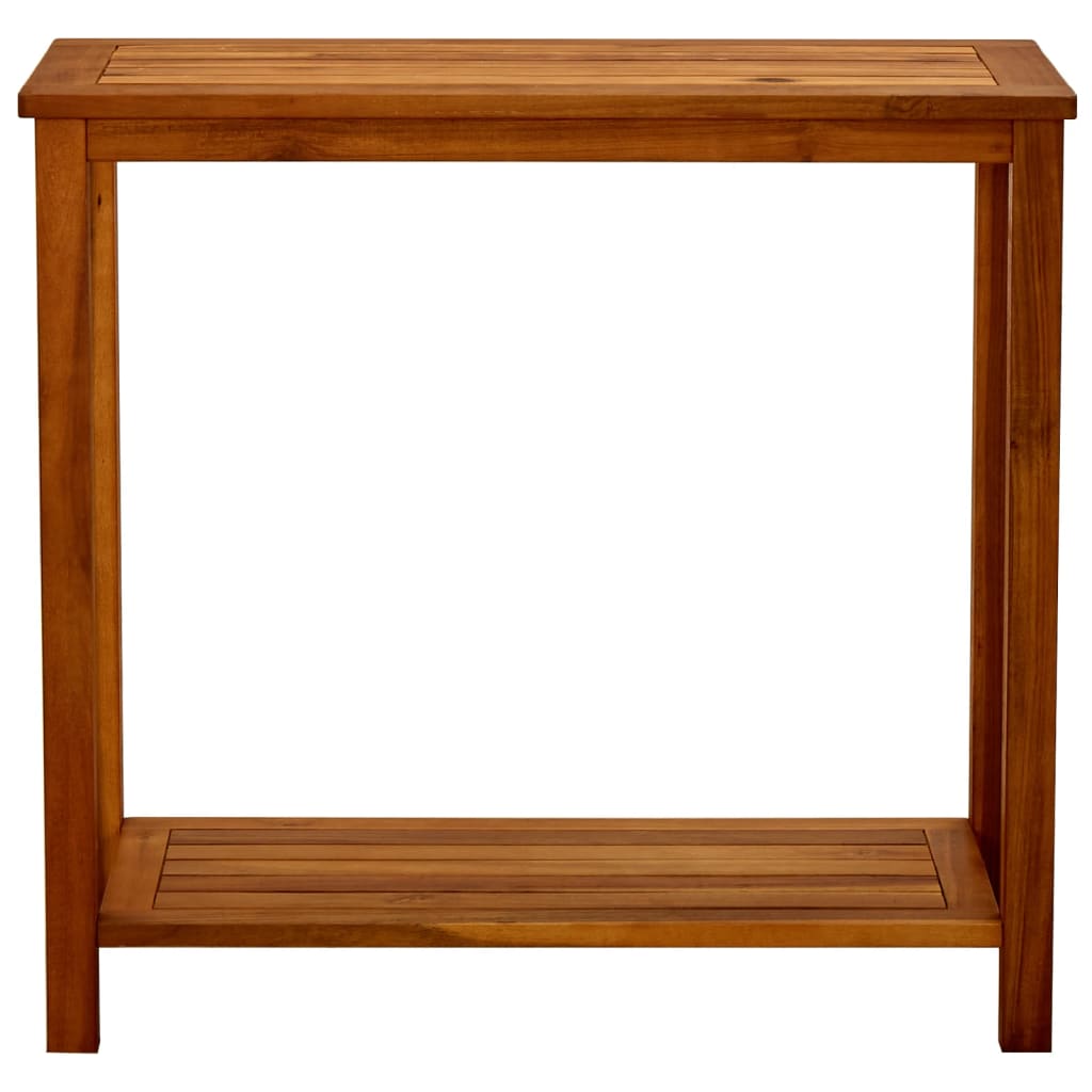 vidaXL Patio Console Table 31.5"x13.8"x29.5" Solid Acacia Wood