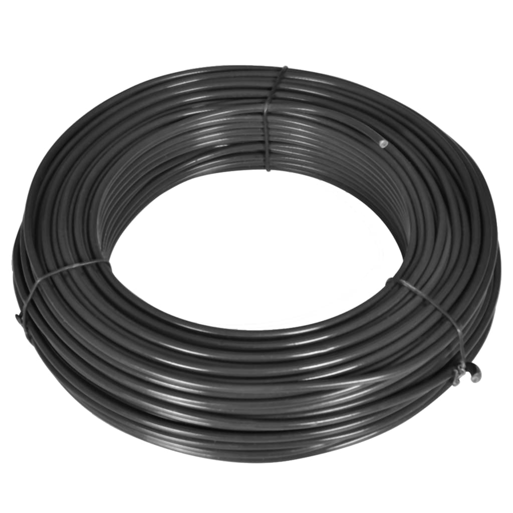 vidaXL Fence Line Wire 180.4' 0.08"/0.12" Steel Gray