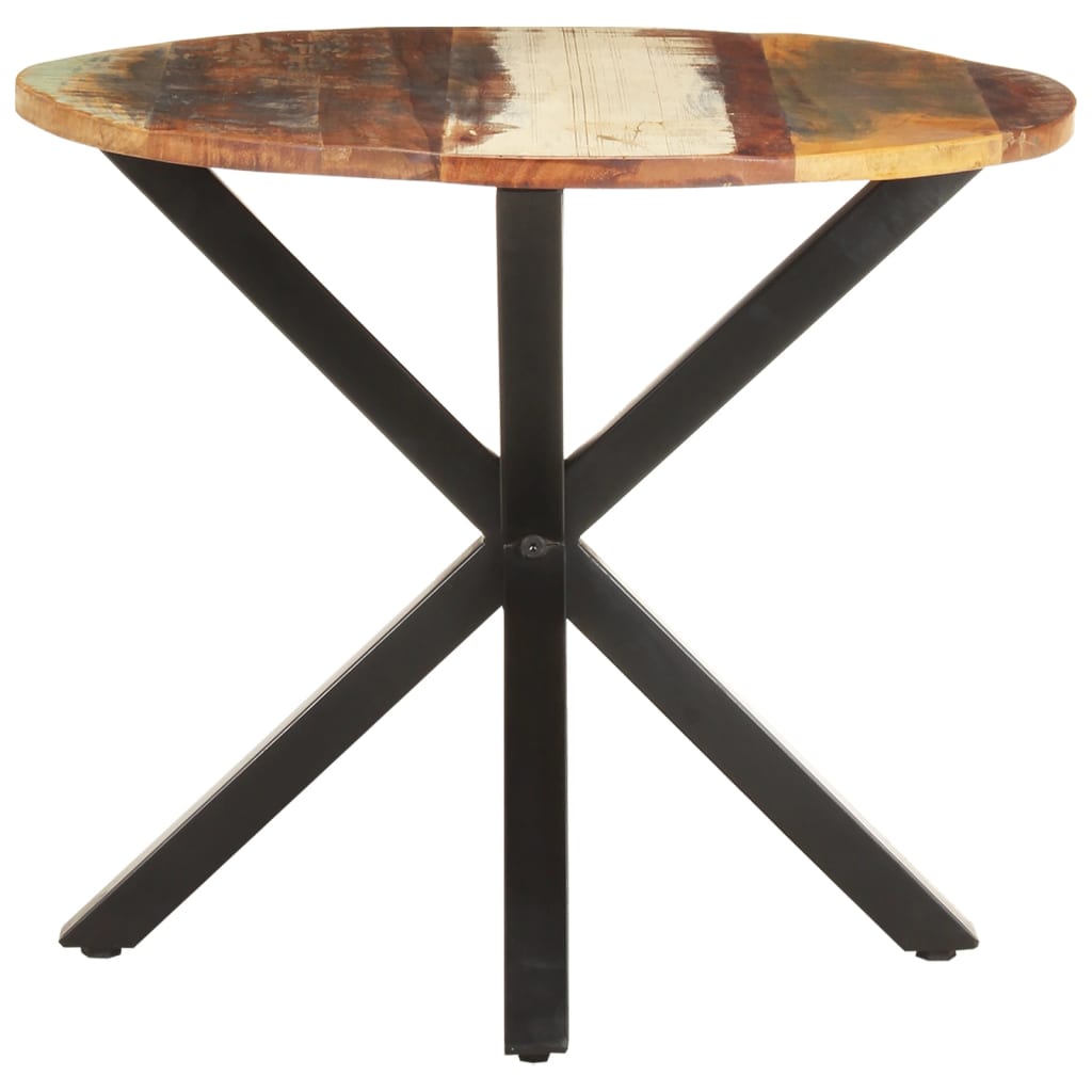 vidaXL Side Table 26.8"x26.8"x22" Solid Reclaimed Wood