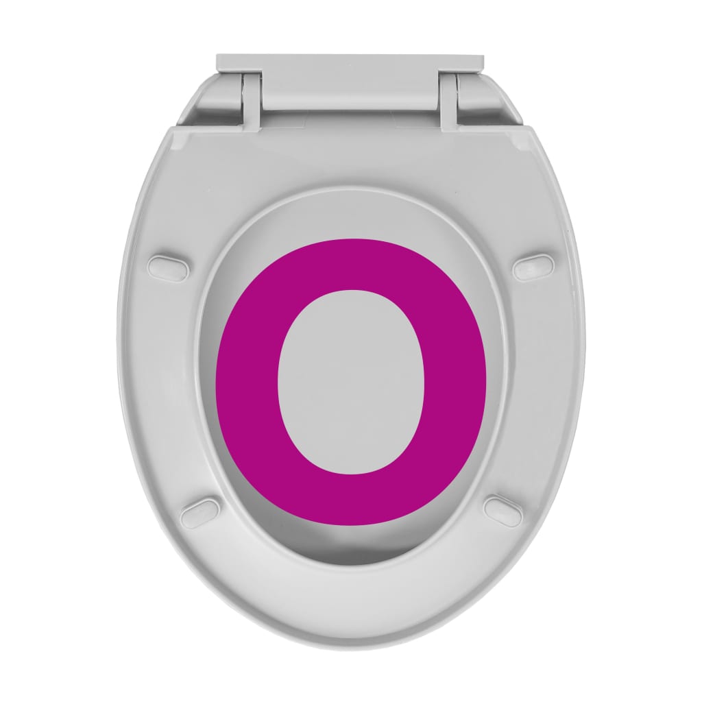 vidaXL Soft-Close Toilet Seat Quick Release Beige Oval